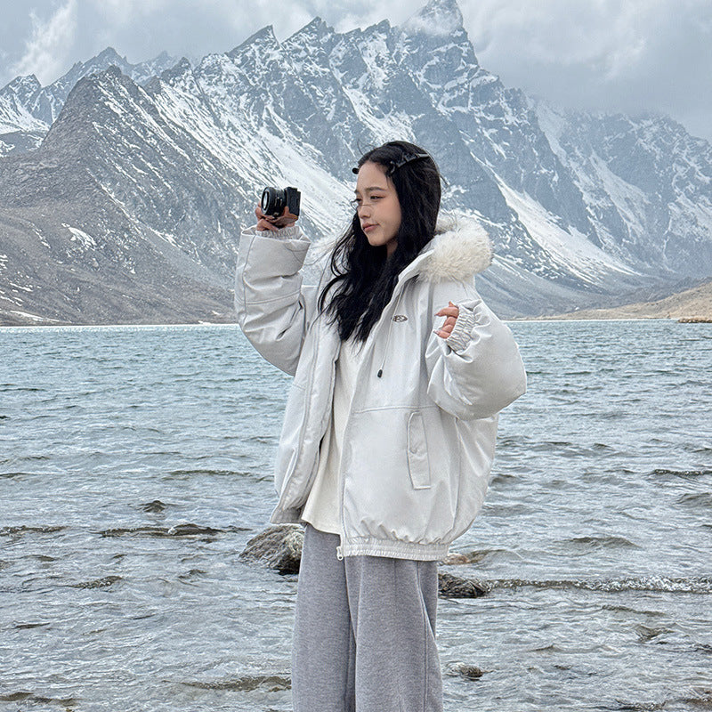 American Korean Style Winter Clothing Thickened Coat